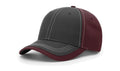 Richardson Charcoal Front with Contrast Stitching Hat Richardson