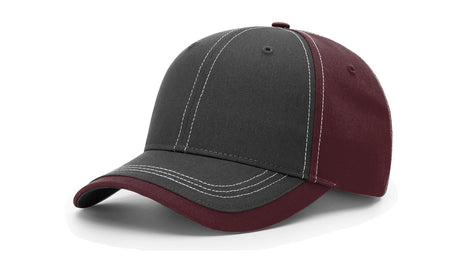 Richardson Charcoal Front with Contrast Stitching Hat Richardson