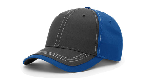 Richardson Charcoal Front with Contrast Stitching Hat Richardson