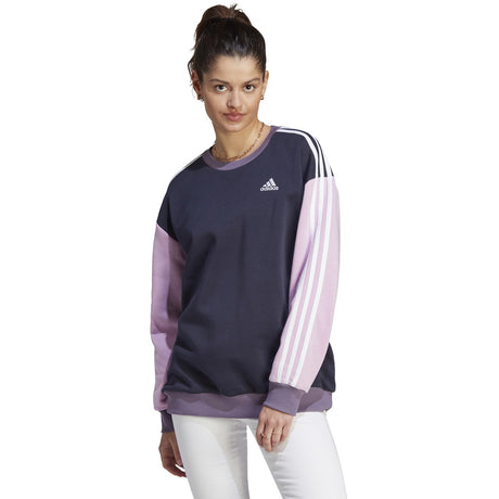Adidas Women’s 3-Stripes Oversized Fleece Sweatshirt adidas