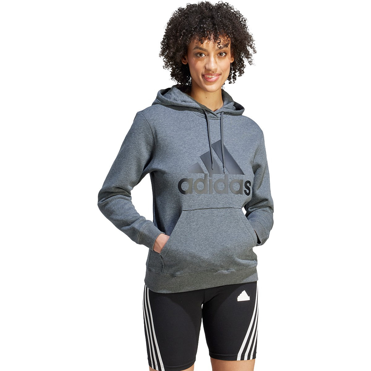 adidas Women's Essentials Big Logo Regular Fleece Hoodie adidas