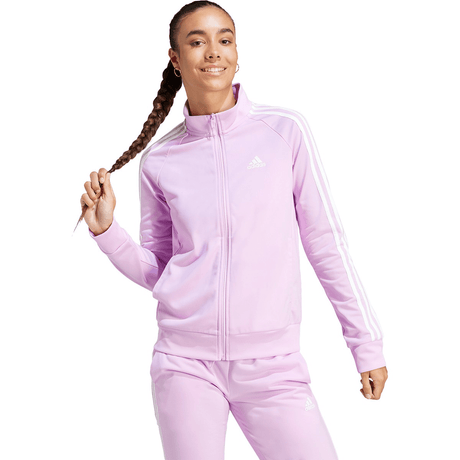 adidas Women's Warm-Up Tricot Slim 3-Stripes Track Jacket adidas