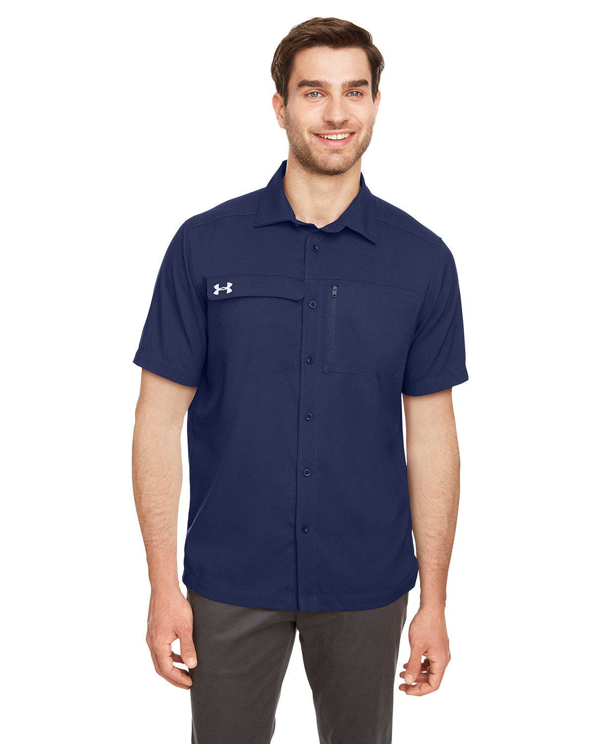 Under Armour Men's Motivate Coach Woven Shirt-1