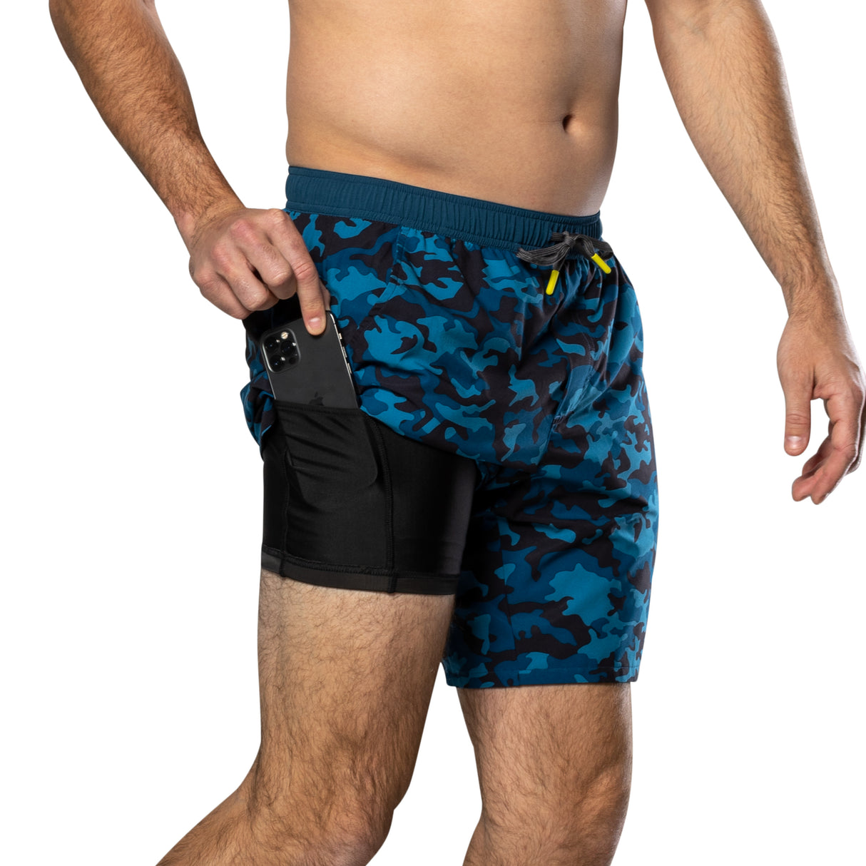 Nathan Men's Printed Essential 7" Shorts Nathan Sports