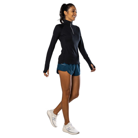 Nathan Sports Women's Tempo 1/4 Zip 2.0 Long Sleeve Womens Apparel Sweatshirts & Fleece