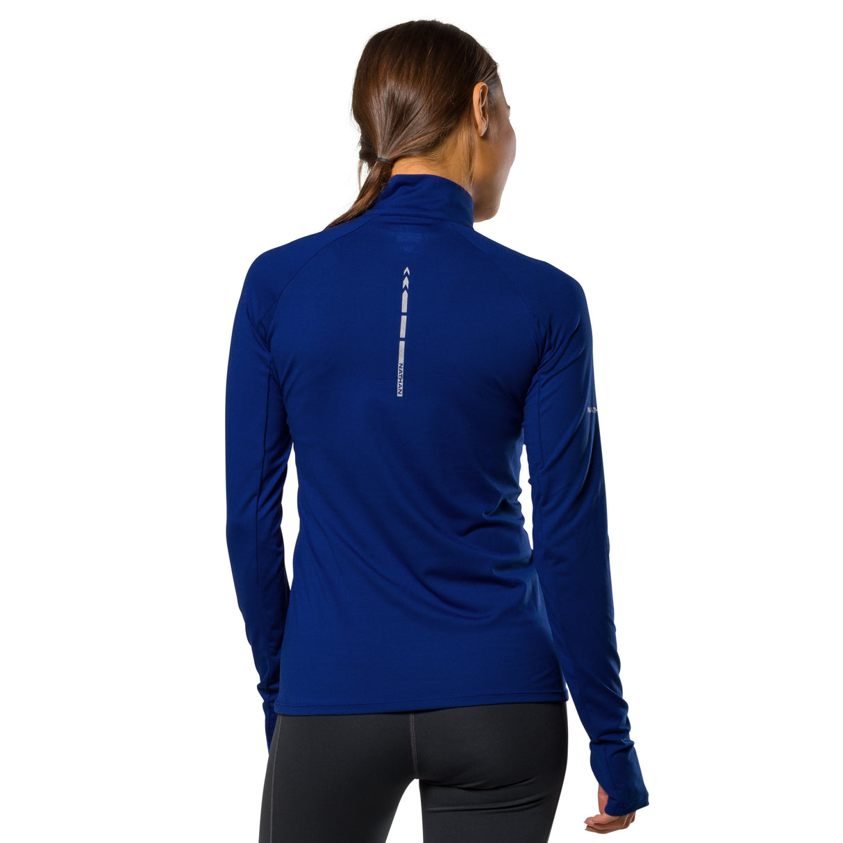 Nathan Sports Women's Tempo 1/4 Zip 2.0 Long Sleeve Womens Apparel Sweatshirts & Fleece