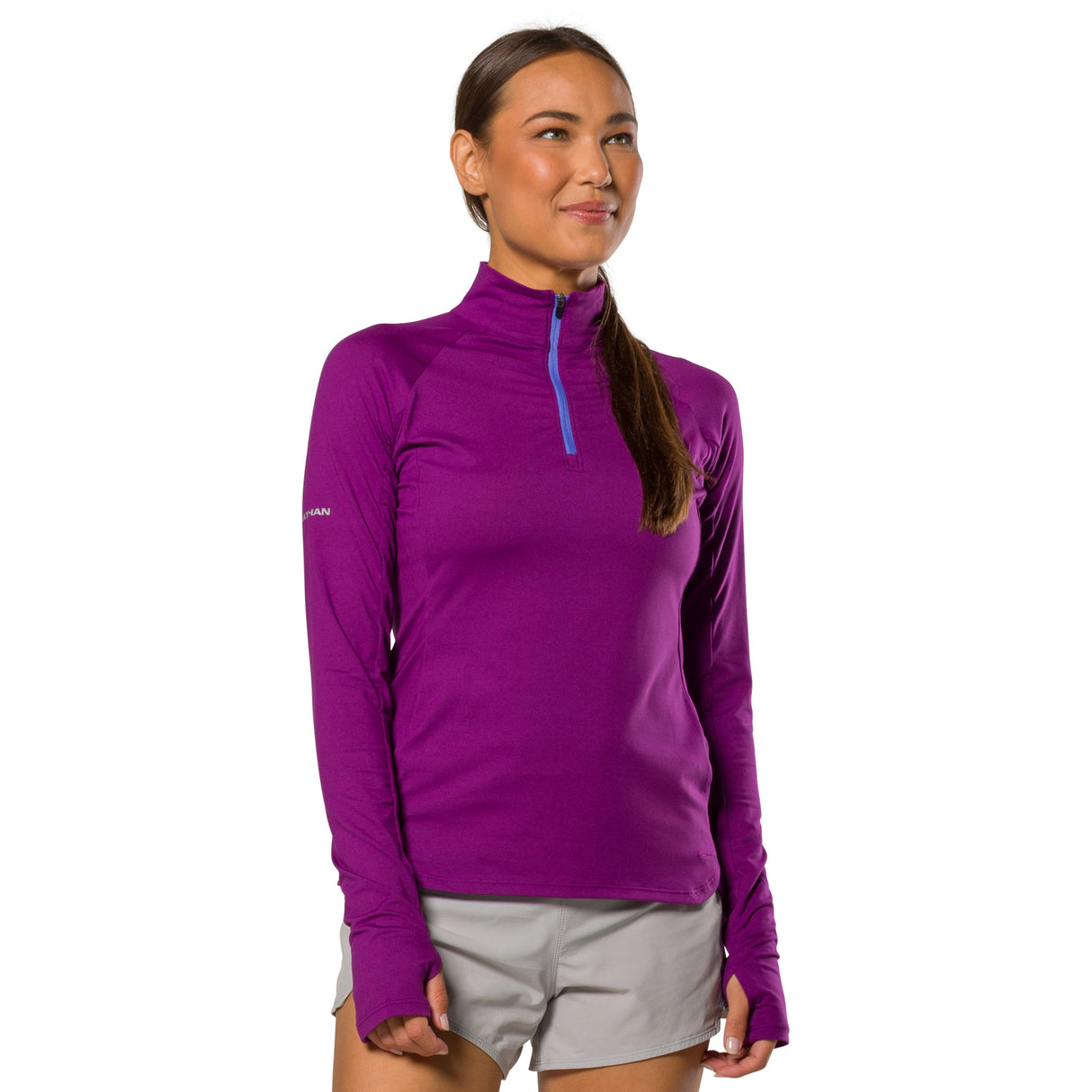Nathan Sports Women's Tempo 1/4 Zip 2.0 Long Sleeve Womens Apparel Sweatshirts & Fleece