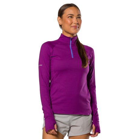 Nathan Sports Women's Tempo 1/4 Zip 2.0 Long Sleeve Womens Apparel Sweatshirts & Fleece