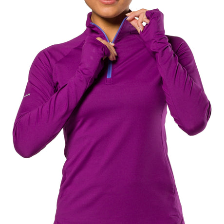 Nathan Sports Women's Tempo 1/4 Zip 2.0 Long Sleeve Womens Apparel Sweatshirts & Fleece