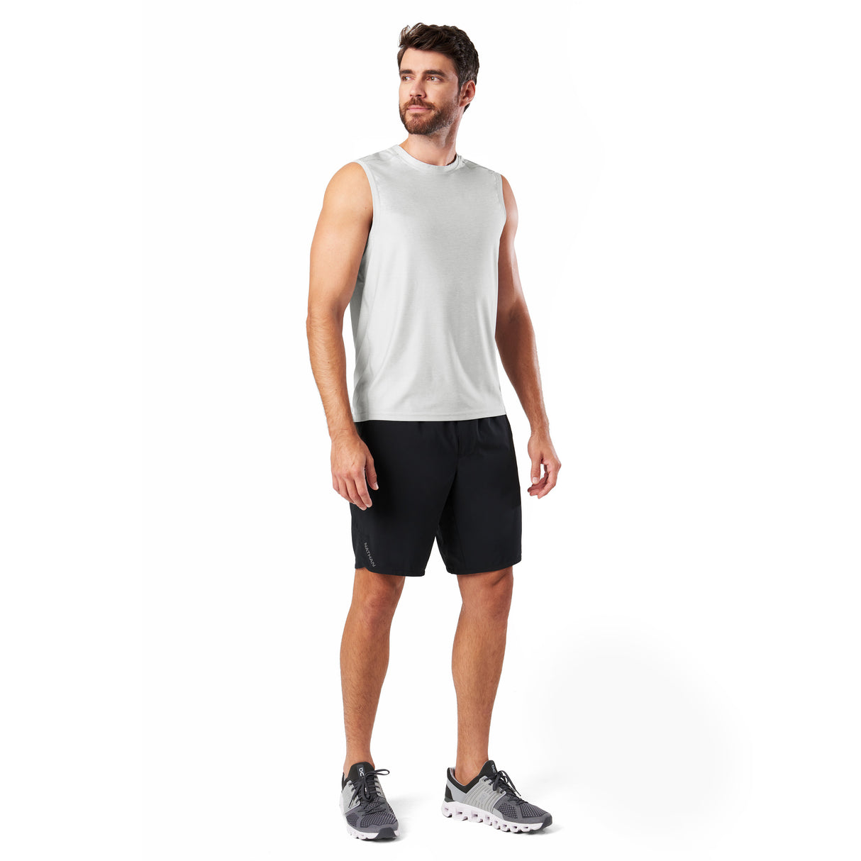 Nathan Mens Qualifier Sleeveless Tee Mens Apparel Shirts & Tops