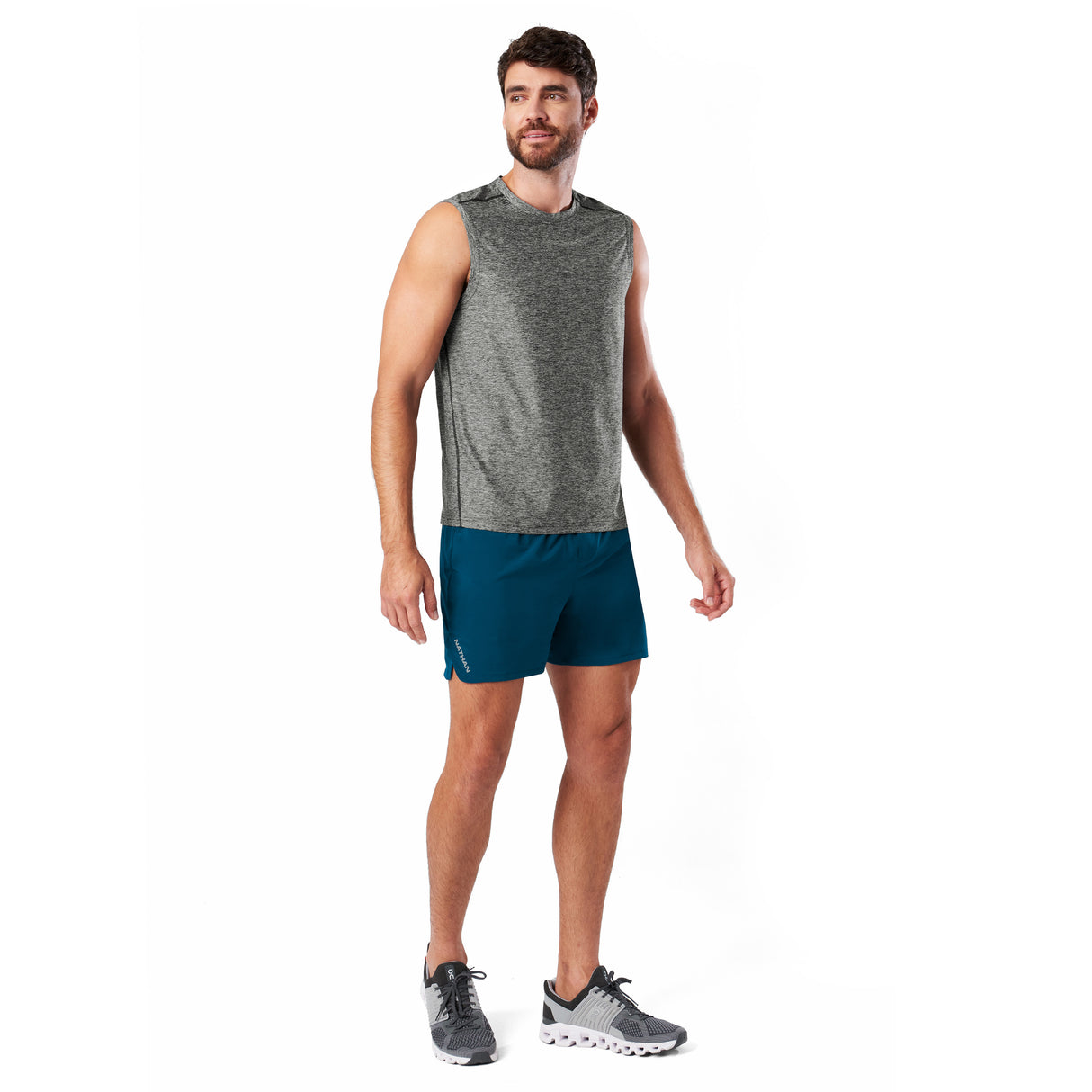 Nathan Mens Qualifier Sleeveless Tee Mens Apparel Shirts & Tops