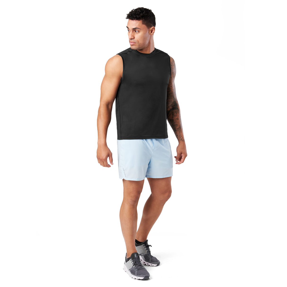 Nathan Mens Qualifier Sleeveless Tee Mens Apparel Shirts & Tops