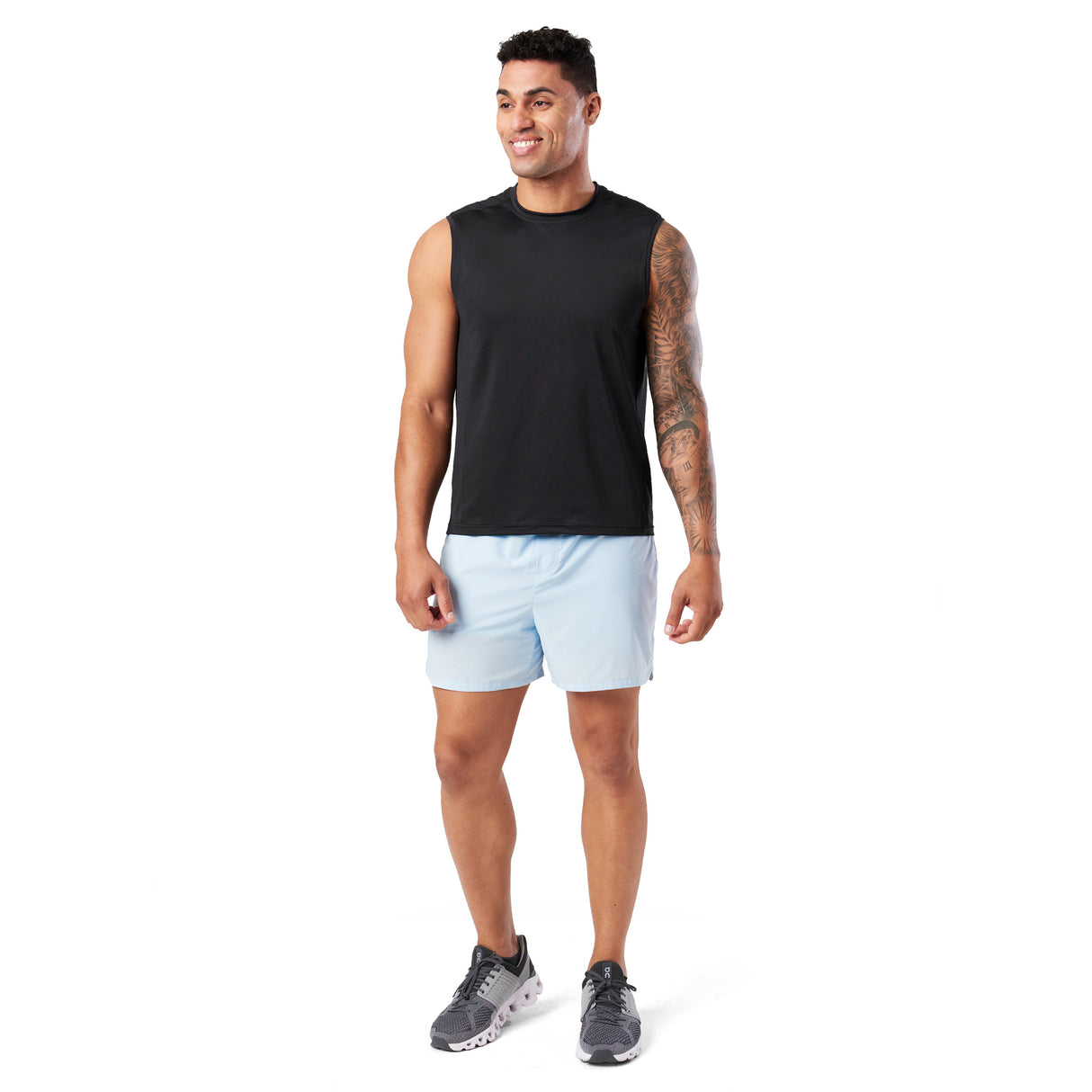 Nathan Mens Qualifier Sleeveless Tee Mens Apparel Shirts & Tops