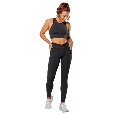 Nathan Womens Crossover Tights Womens Apparel Pants & Sweatpants