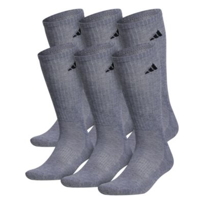 adidas Men's Athletic Cushioned 6-Pack Crew Socks adidas