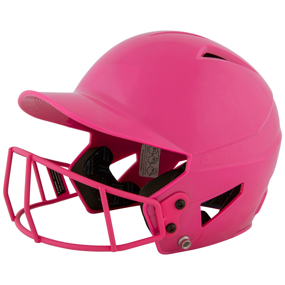 Champro T-Ball HX Rookie Fast Pitch Batting Helmet with Facemask-1