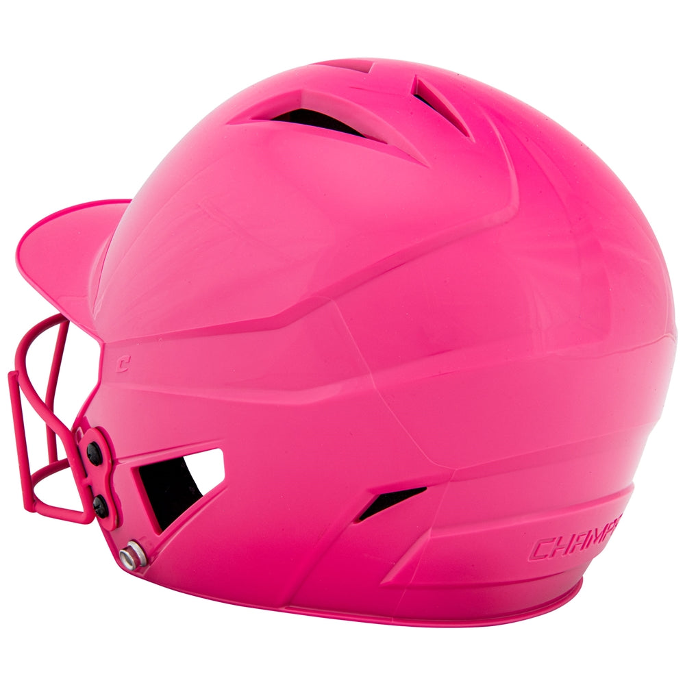 Champro Junior HX Rookie Fast Pitch Batting Helmet with Facemask-5