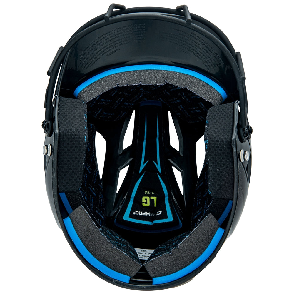 Champro Junior HX Rookie Fast Pitch Batting Helmet with Facemask-16