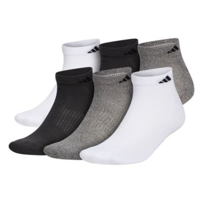 adidas Men's Athletic Cushioned 6-Pack Low Cut Socks