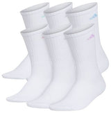 adidas Women's Athletic Cushioned 6-Pack Crew Socks adidas