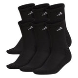 adidas Women's Athletic Cushioned 6-Pack Crew Socks adidas