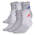 adidas Youth Superlite Badge of Sport 6-Pack Quarter Socks adidas