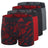 adidas Youth Performance Graphic 4-Pack Boxer Brief adidas