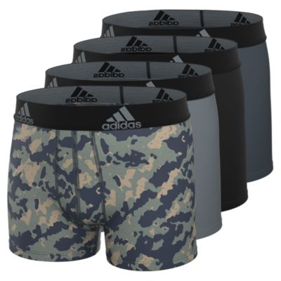adidas Youth Performance Graphic 4-Pack Boxer Brief
