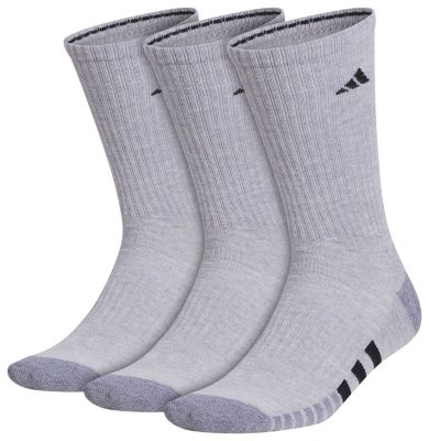 adidas Men's Cushioned 3.0 3-Pack Crew Socks