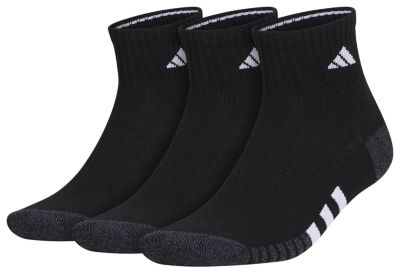 adidas Men's Cushioned 3.0 3-Pack Quarter Socks