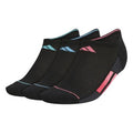adidas Women's Superlite Stripe 3 3-Pack No Show Socks adidas