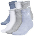 adidas Women's Athletic Cushioned 6-Pack Quarter Socks adidas