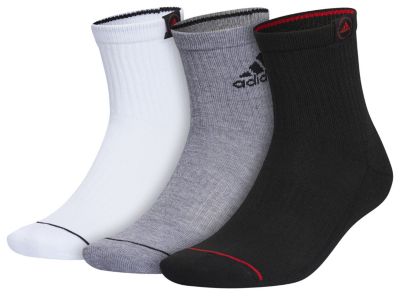 adidas Men's Cushioned Sport 2.0 High Quarter Socks 3-Pack Unisex Accessories Socks