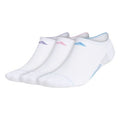 adidas Women's Superlite Stripe 3 3-Pack No Show Socks adidas