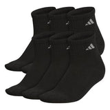 adidas Women's Athletic Cushioned 6-Pack Quarter Socks adidas