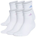 adidas Women's Athletic Cushioned 6-Pack Quarter Socks adidas