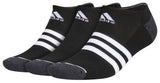 adidas Men's Cushioned 3-Stripe 3.0 3-Pack No Show Socks adidas