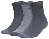 adidas Men's Cushioned X 3 3-Pack Mid-Crew Socks adidas