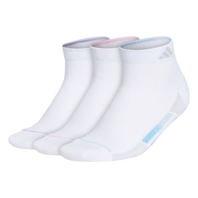 adidas Women's Superlite Stripe 3 3-Pack Low Cut Socks adidas