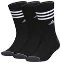 adidas Men's Cushioned 3-Stripe 3.0 3-Pack Crew Socks