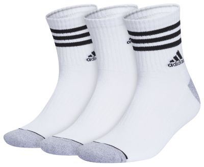adidas Men's Cushioned 3-Stripe 3.0 3-Pack High Quarter Socks adidas