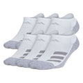 adidas Youth Cushioned Angle Stripe 6-Pack No Show Socks adidas