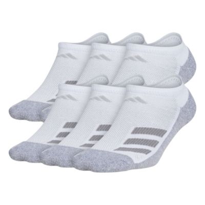 adidas Youth Cushioned Angle Stripe 6-Pack No Show Socks adidas