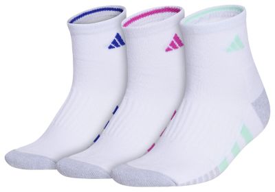 adidas Women's Cushioned 3.0 3-Pack Quarter Socks