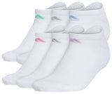 adidas Women's Athletic Cushioned 6-Pack No Show Socks adidas
