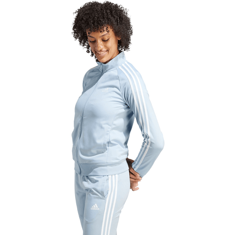 adidas Women's Warm-Up Tricot Slim 3-Stripes Track Jacket adidas