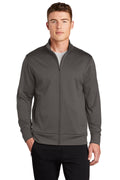 Sport-Tek Men's Sport-Wick Fleece Full-Zip Jacket