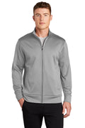 Sport-Tek Men's Sport-Wick Fleece Full-Zip Jacket