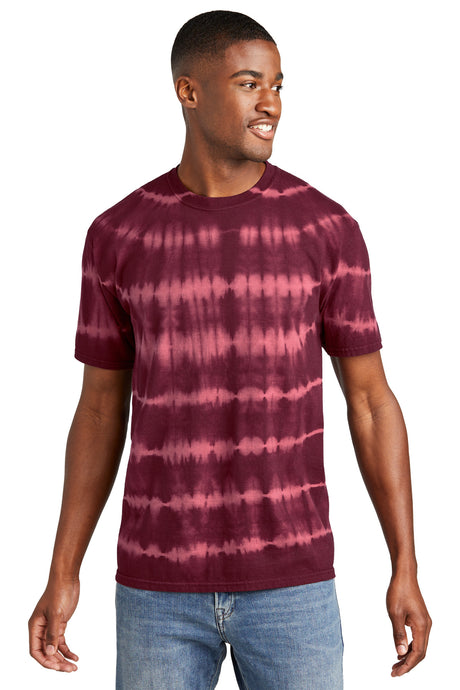 Port & Company ® Allover Stripe Tie-Dye Tee Port & Company