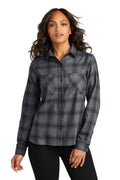 Port Authority® Ladies Plaid Flannel Shirt Port Authority
